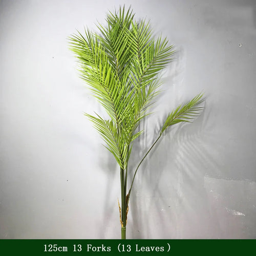 Artificial palm bouquet for festive Hawaiian decoration