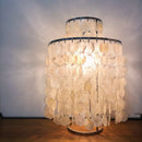 (80 days - 5 June) Modern LED table lamp with pearly plates Loredi