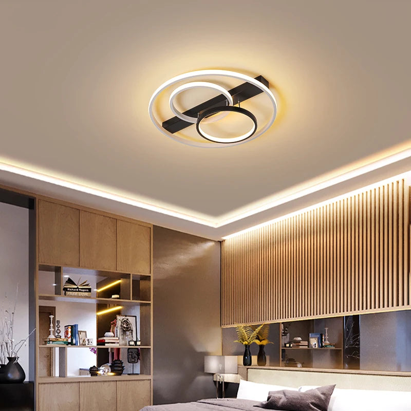 Modern round LED ceiling light for elegant interiors