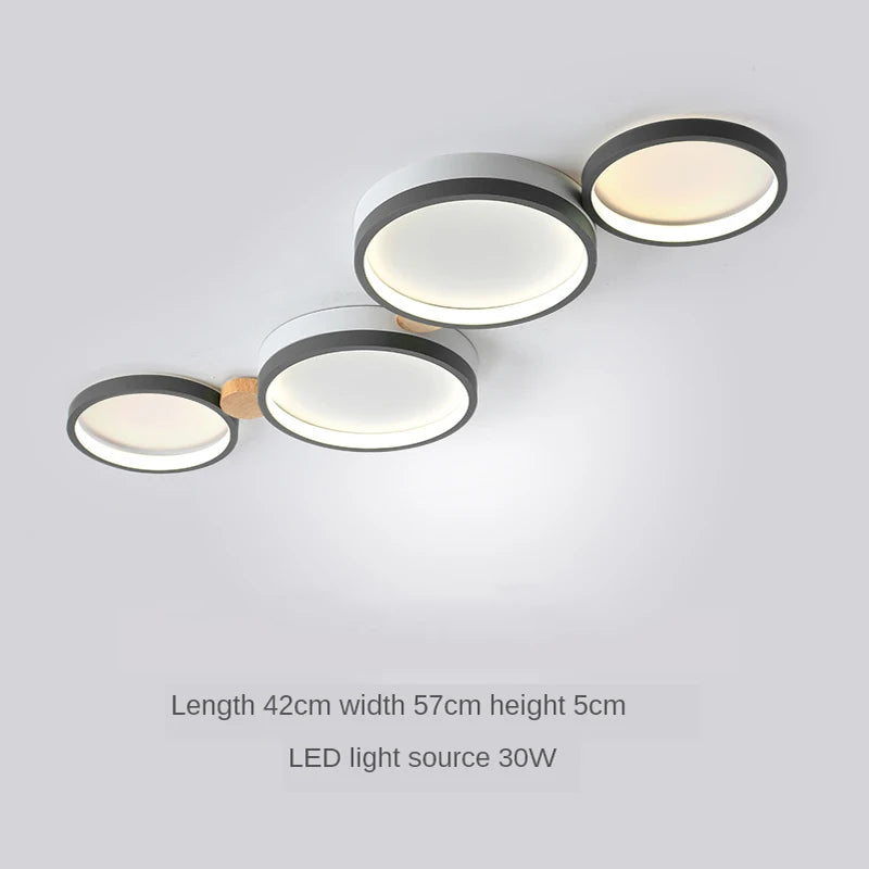 lustre nordique led pour salon café balcon vestiaire