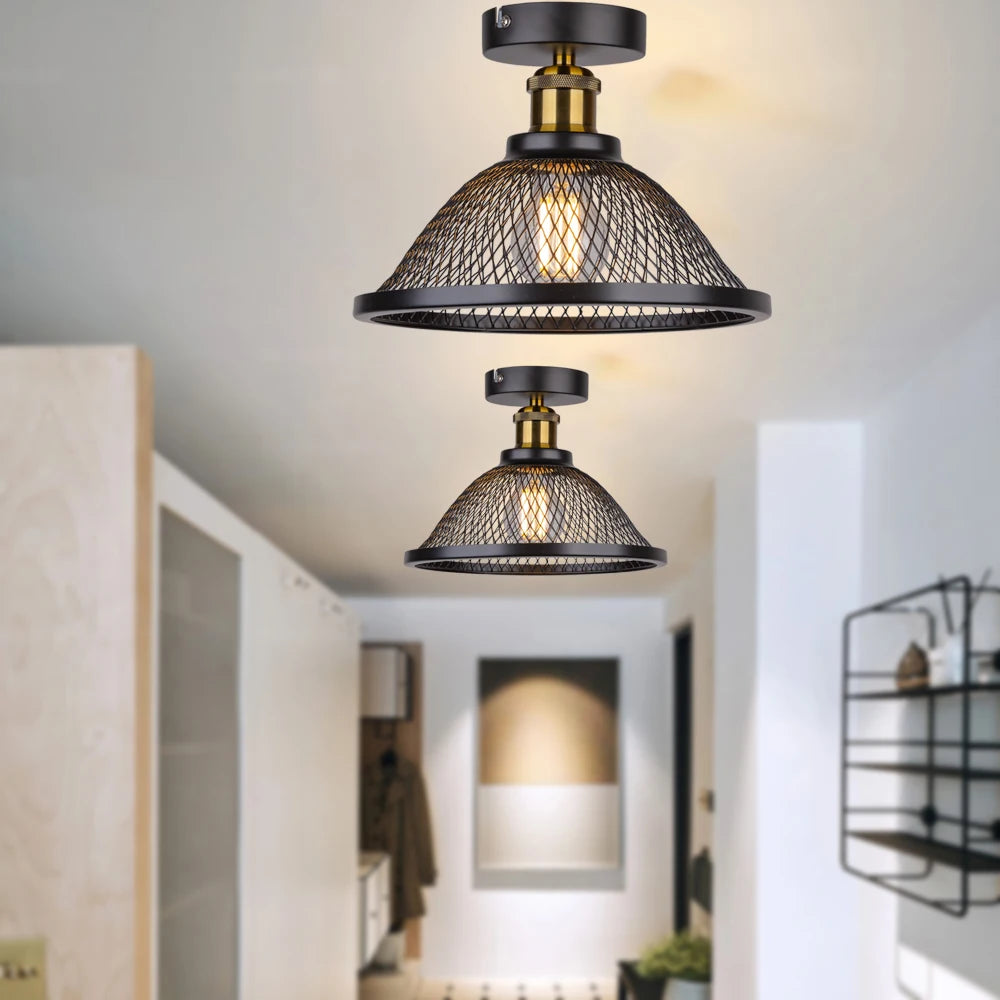Modern LED ceiling light vintage industrial retro loft style