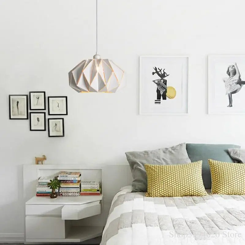 Modern iron chandelier with nordic design for elegant interiors