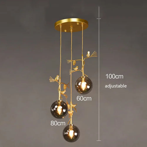 Modern glass pendant light for elegant interiors - vue 9 sur 15