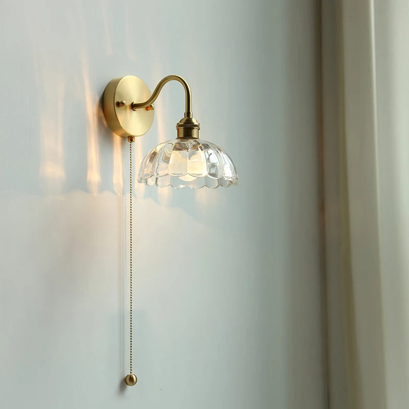 Modern nordic copper LED wall light - vue 4 sur 23