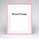 Wooden frame for painting and photo with mount