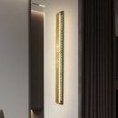 Luxury gold long waterproof wall light for outdoor ambiance