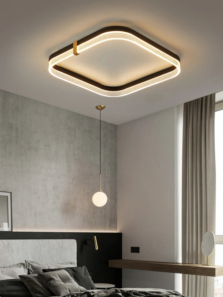 Dimmable LED ceiling light with remote control - vue 5 sur 10