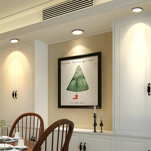 Super bright anti-glare recessed LED spotlight cri 99 with LED driver - vue 5 sur 5