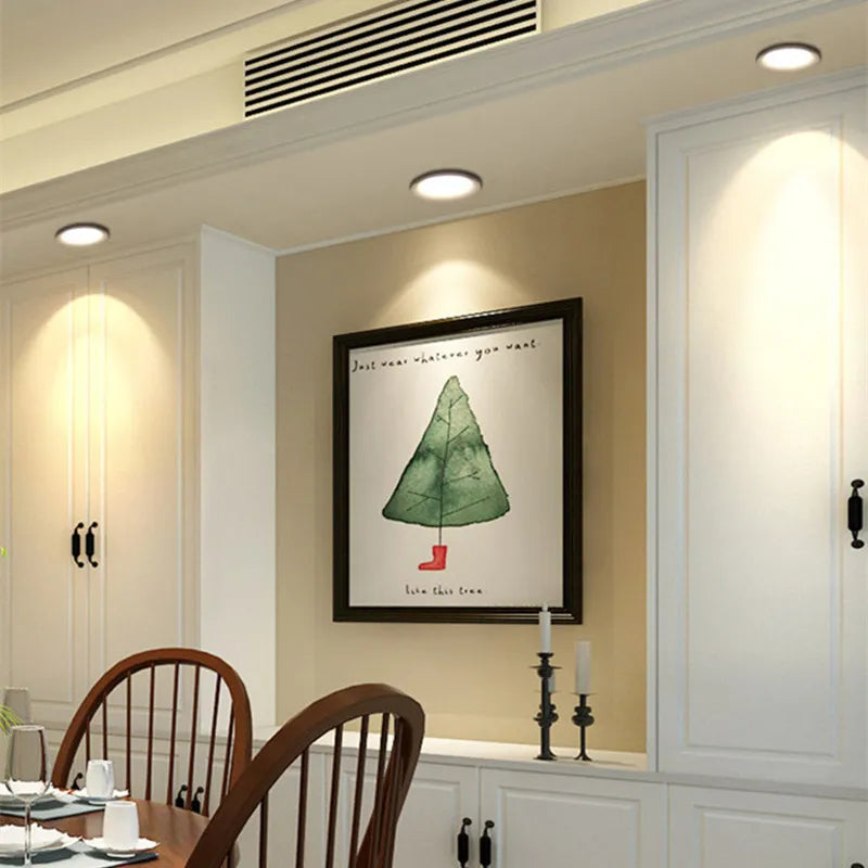 Super bright anti-glare recessed LED spotlight cri 99 with LED driver - vue 5 sur 5