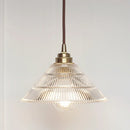 Nordic vintage striped glass pendant light