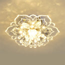 Crystal flower ceiling lamp colourful indoor chandelier