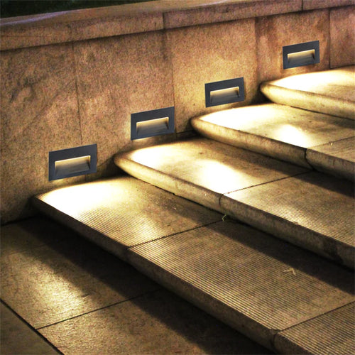 Waterproof LED wall light for garden and stairs - vue 4 sur 14