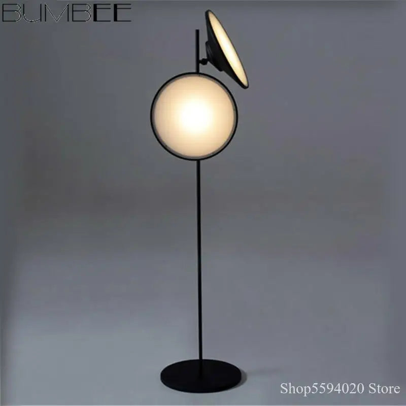 Nordic double horn LED floor lamp modern lighting