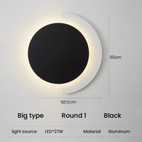Modern LED wall light for living room