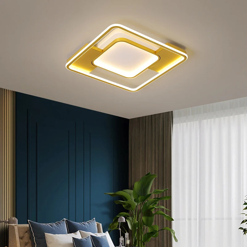 LED ceiling light for minimalist luxury interior atmosphere