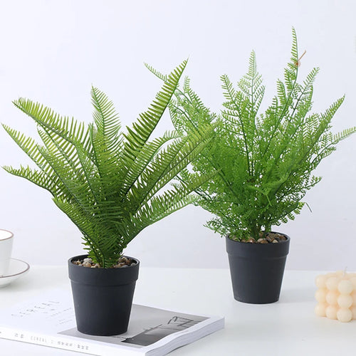 Artificial tropical banana plant in pot jungle realistic decor - vue 5 sur 8