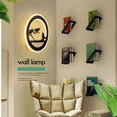 Modern acrylic wall light in American style for elegant interiors