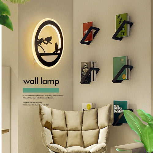 Modern acrylic wall light in American style for elegant interiors - vue 4 sur 23