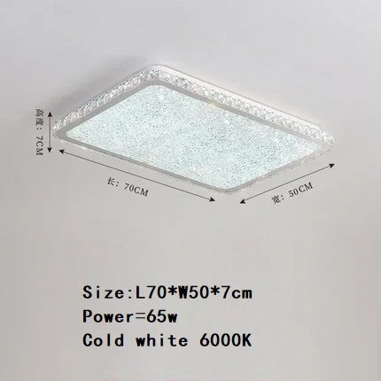 Modern stainless steel pendant light with LED and remote control - vue 26 sur 28
