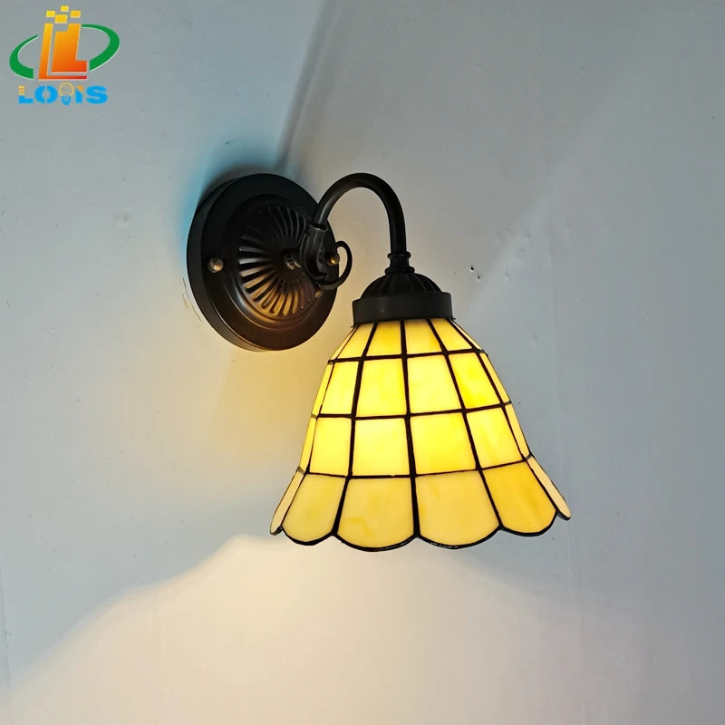 Minimalist Nordic handmade glass wall light