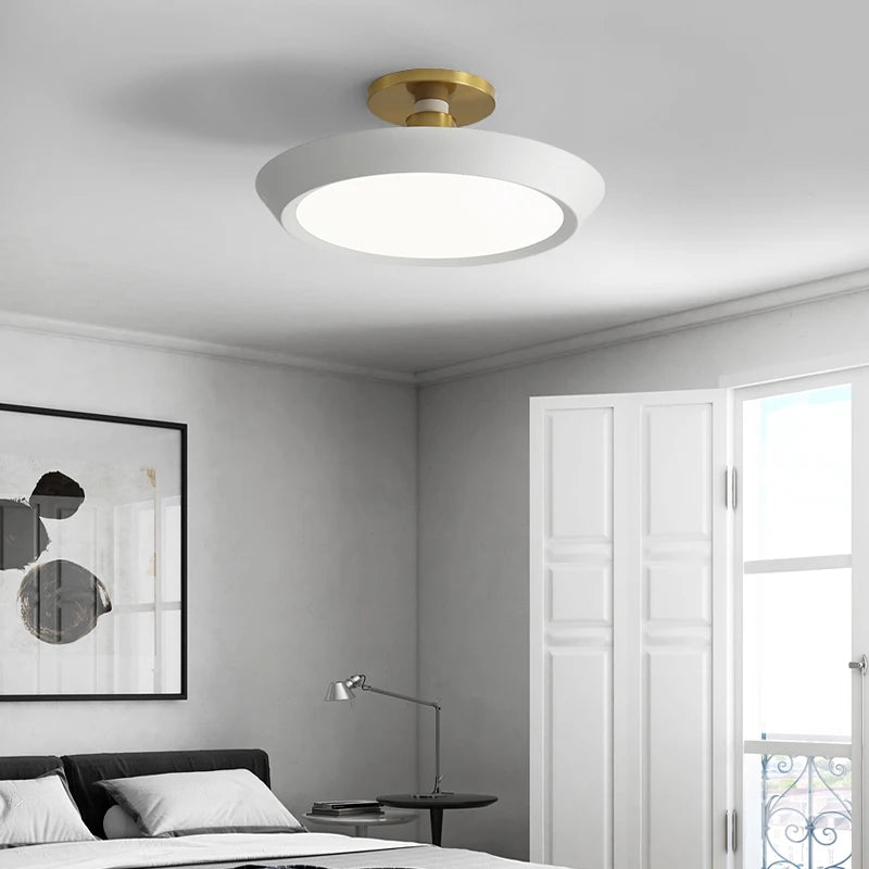 Modern dimmable LED ceiling light pendant - vue 3 sur 10
