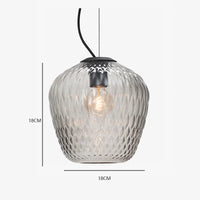 Nordic retro glass pendant light for interior decoration