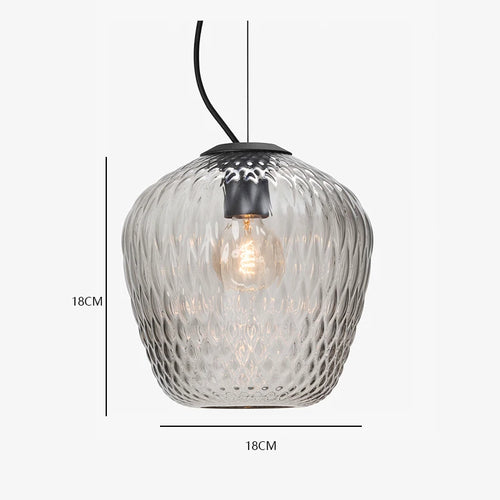 Nordic retro glass pendant light for interior decoration