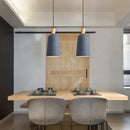 Minimalist nordic wooden LED pendant light with creative design