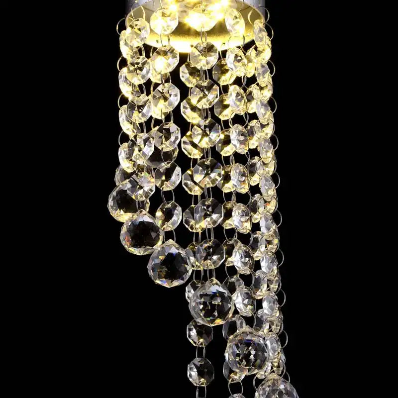 Modern crystal pendant for decorative indoor lighting - vue 5 sur 6