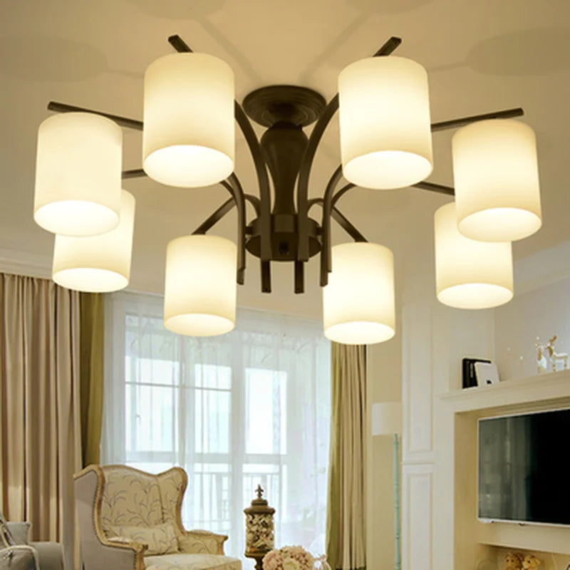 Nordic style LED ceiling light for modern and cosy spaces - vue 5 sur 6
