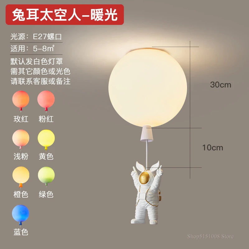 Decorative nordic pendant light for children’s room with playful design - vue 17 sur 22