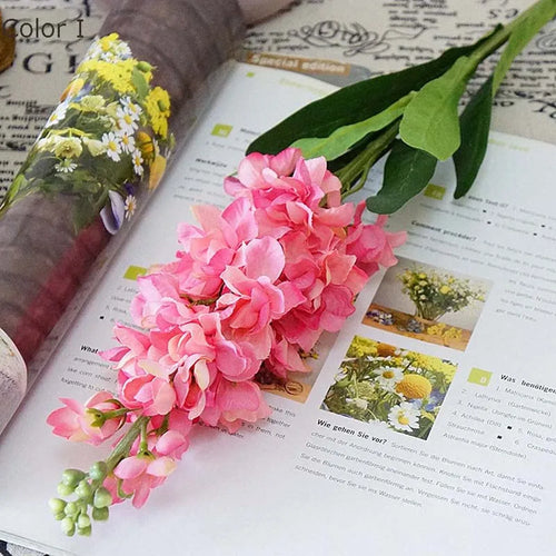 Large artificial flower branch for autumn and wedding decoration