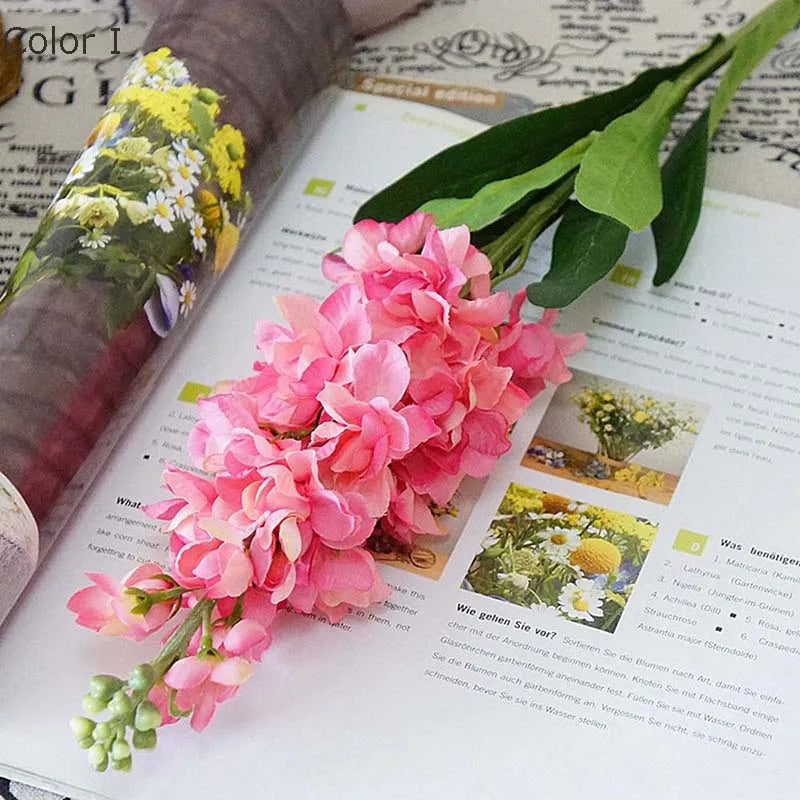 Large artificial flower branch for autumn and wedding decoration