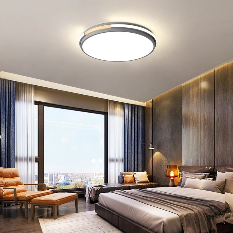 Modern round ceiling light for bright decorative interiors - vue 5 sur 12