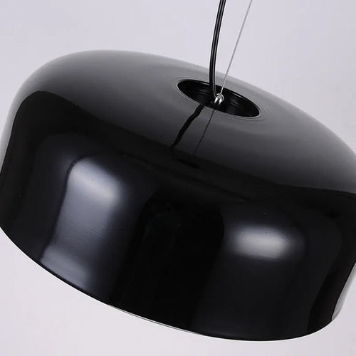 Modern aluminium pendant light round for indoor use - vue 7 sur 8