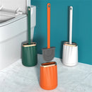 Lightweight and durable toilet brush set for bathroom