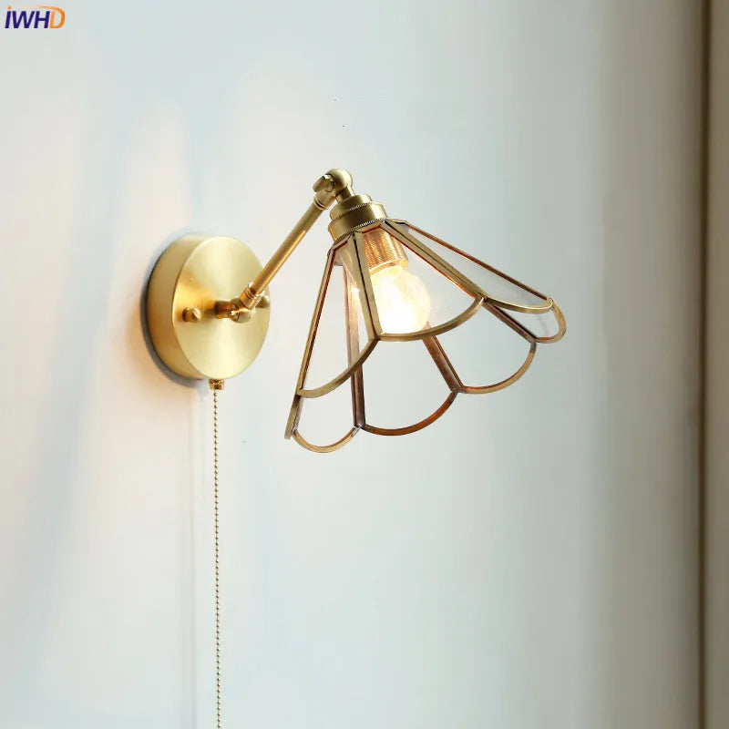 Nordic corded LED wall light