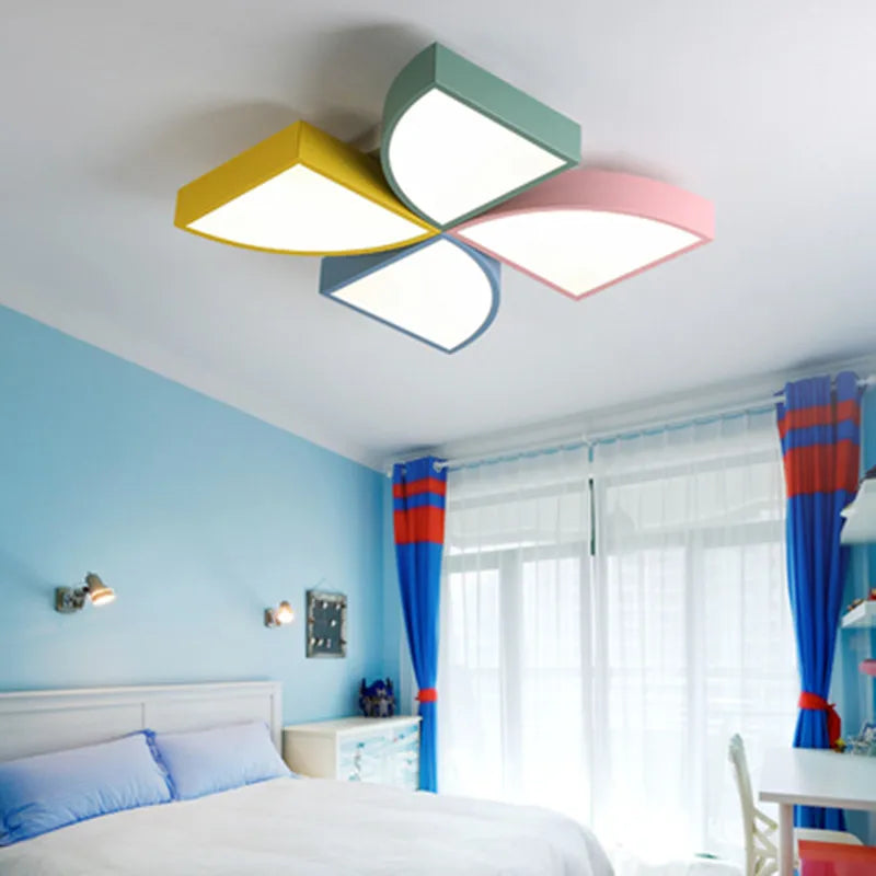 Modern colourful ceiling light for children's bedroom