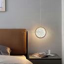 Modern Nordic style gold crystal LED pendant light
