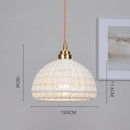 Modern ceramic LED pendant light for home decoration