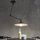 Foldable nordic aluminium pendant light with long LED arm