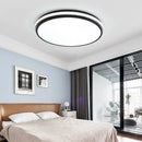 Ultra-slim modern LED ceiling light with dimmable brightness