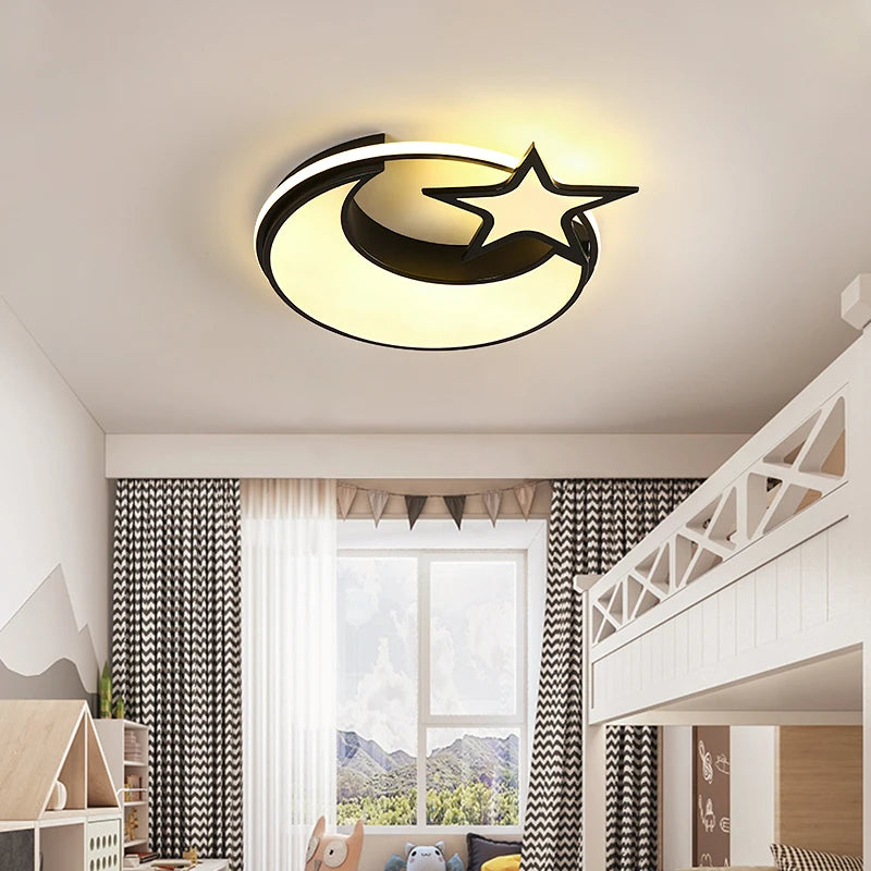 Ceiling light with remote control for modern indoor lighting - vue 6 sur 10