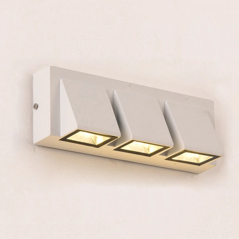 Waterproof LED wall light for outdoor and indoor garden, porch, bedroom, stairs