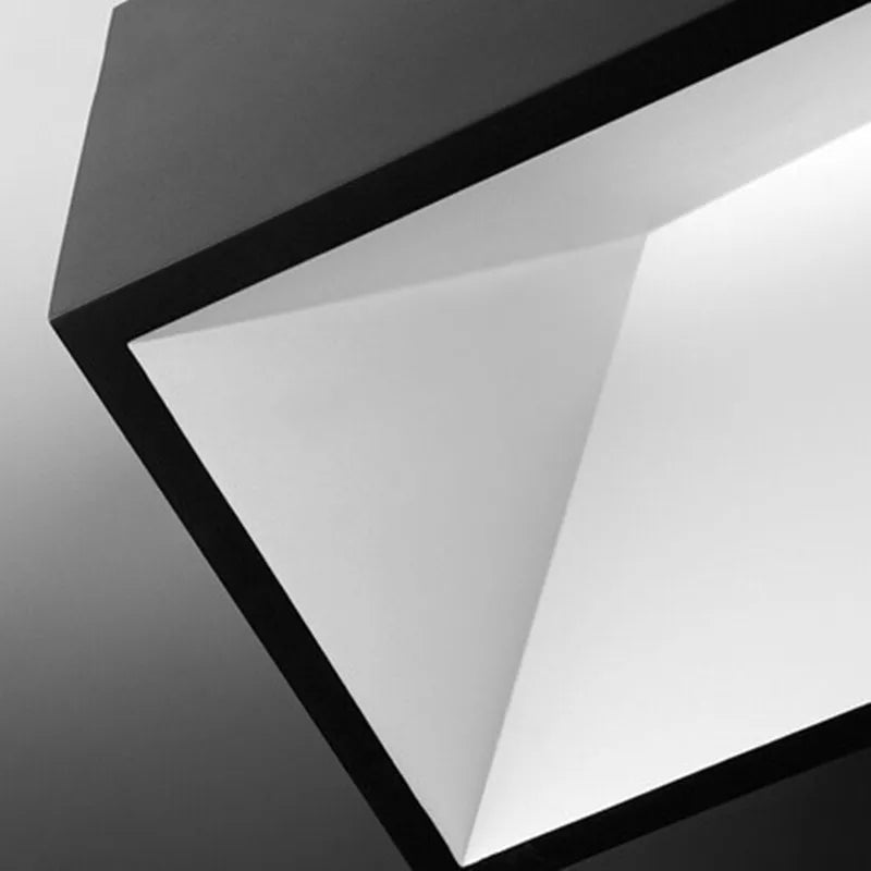 Dimmable square LED ceiling light DIY installation - vue 6 sur 12
