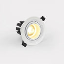 Recessed LED spotlights with adjustable beam for indoor lighting