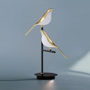 Nomi LED floor lamp postmodern bird golden electroplated luxury reading light
