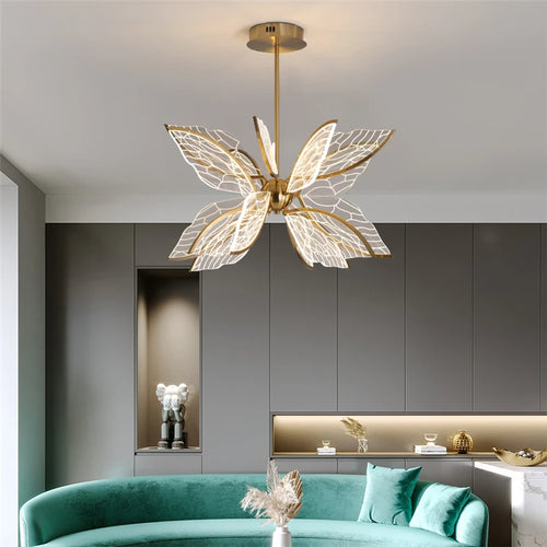 suspension modernes en acrylique motif papillon - vue 3 sur 8