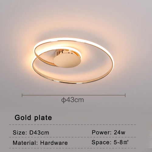 Modern LED ceiling light for elegant interior decor