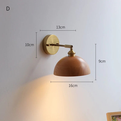 Applique murale en bois avec chaîne à tirer - vue 16 sur 18